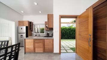 Mixer, freezer, kitchen islands