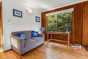 TV, fireplace, DVD player