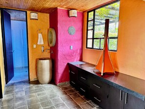 Towels, soap, toilet paper