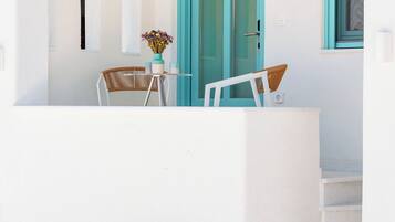 Suite superior, vista a la montaña | Terraza o patio