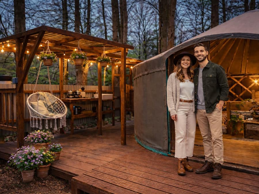 Comfort-telttamajoitus | Terassi/patio