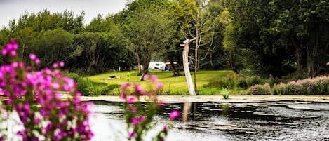 Utsikt mot innsjø