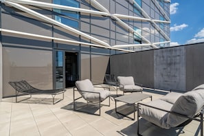 Appartement Deluxe, terrasse | Terrasse/patio