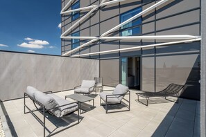 Leilighet – deluxe, terrasse | Terrasse/patio