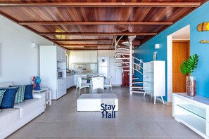 Bungalow | Living area - Bangalô 4qts BeiraMar em Muro Alto-SH034 (Ipojuca)