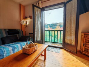 Living area - Flat with balcony Falcó 14 Vall de Boí (Caldes de Boi)