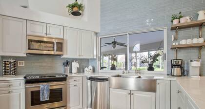 Charming 3-bedroom waterfront home with pool