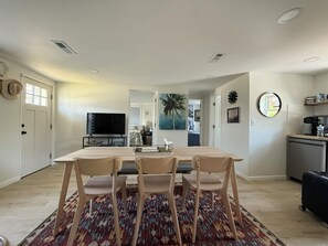 Dining - Beautifully remodeled 2 Bedroom Cottage,fenced yard, short walk to the beach.  (Carolina Beach)