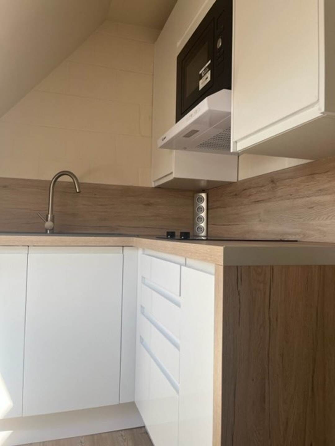 Refrigerador, microondas, horno y lavavajillas 