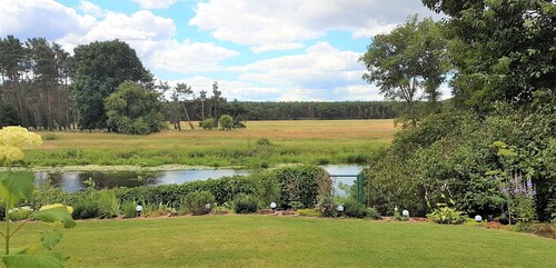 Spreeblick vacation apartment directly on the old Spree with lots of nature and relaxation