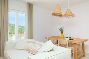 Villa (4 Bedrooms) | Living area | 108-cm TV with cable channels - Hedera Estate, Villa Hedera Xviii (Zupa dubrovacka)