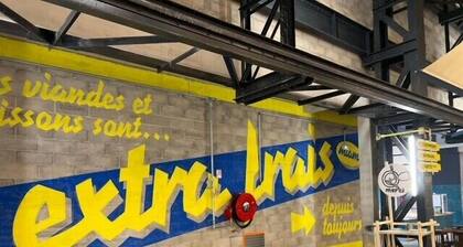 Duplex attenant Ă la halle Eiffel