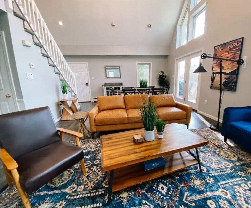 Smart TV, fireplace, video games