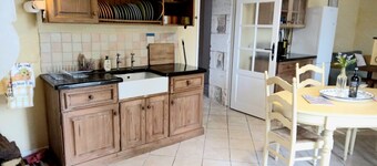 Les Volets Verts 'the green shutters' 
Authentic french farmhouse in SW France. 