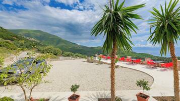 Blick von der Unterkunft