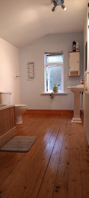 Haartrockner, Handtücher, Seife, Toilettenpapier