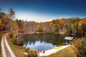 Property grounds - Hidden Waters | Blue Ridge Cabin | Arcade | HotTub (Morganton)