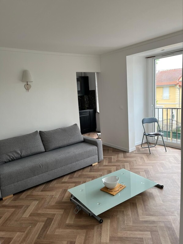 Living area - Appartement d une Chambre Pour 6 Personnes (Colombes)