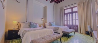 Beautiful double suite in an old house with contemporary restoration. 