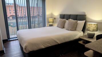 Superior Apartment, 2 Double Beds, Non Smoking (Walk-in Shower;with Sofabed) | Free WiFi, bed sheets