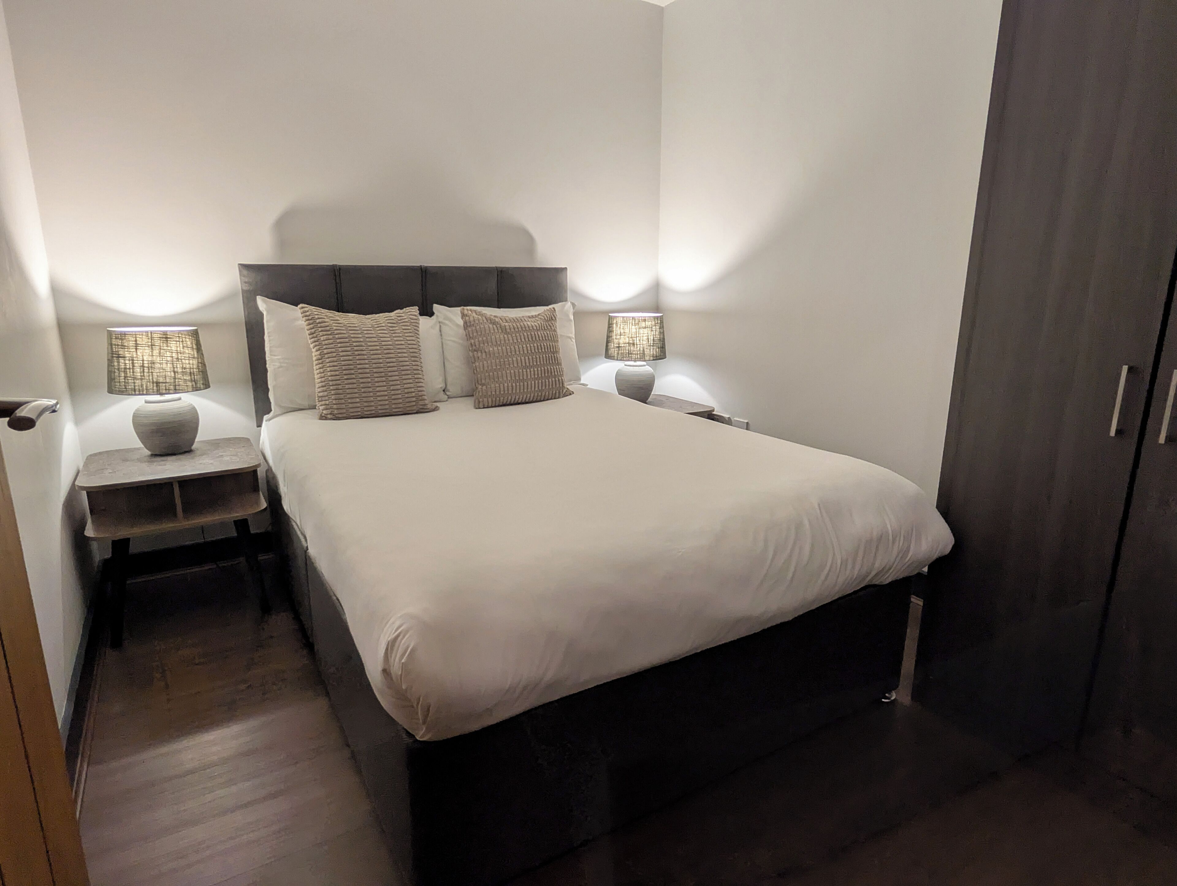 Standard Apartment, 2 Double Beds, Non Smoking (Walk-in Shower;with Sofabed) | Free WiFi, bed sheets