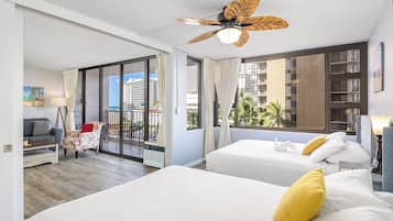 Family Apartment, 1 Bedroom, Balcony, Partial Sea View (0012) | 1 bedroom, premium bedding, individually decorated