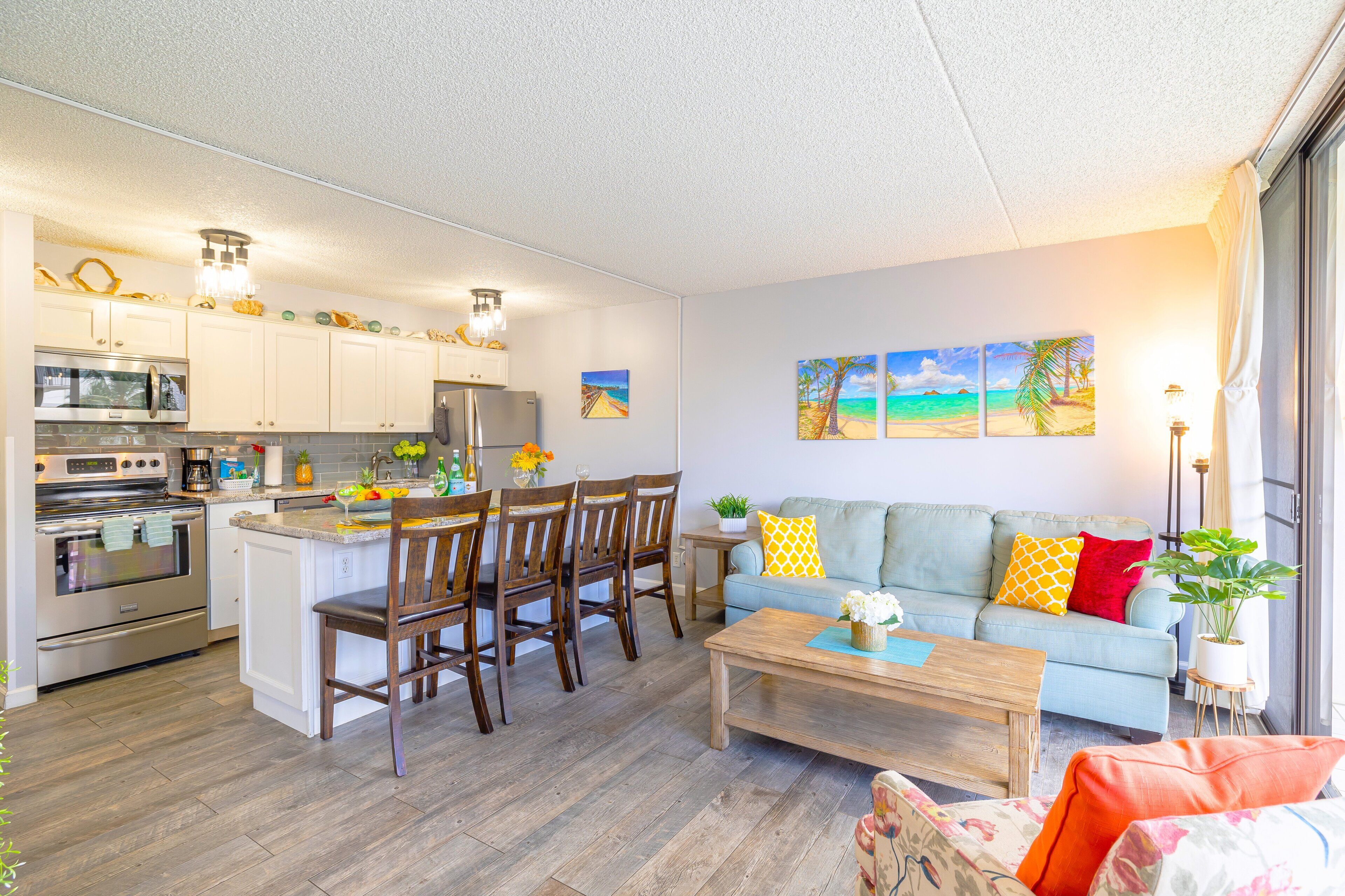 Family Apartment, 1 Bedroom, Balcony, Partial Sea View (0012)