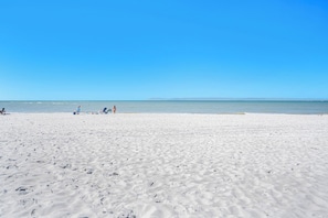 On the beach