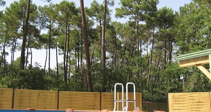 Air-conditioned chalet, heated swimming pool, pets allowed