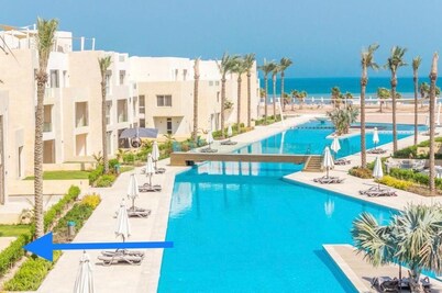 Cozy one bedroom chalet with a private garden to the pool at Mangroovy 