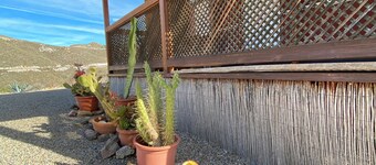 Tinyhouse Maria, in the middle of quiet nature with panoramic view, 13KM to the sea.