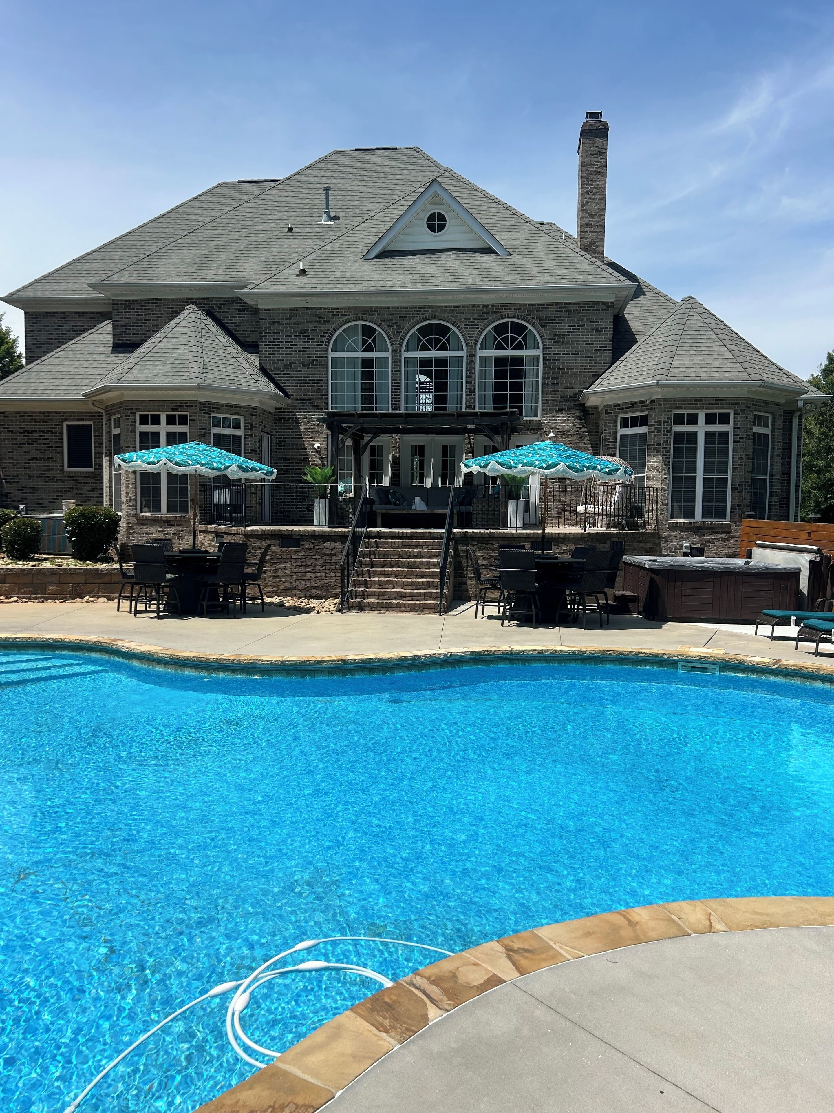 Mansion with pool, theater, and jacuzzi!