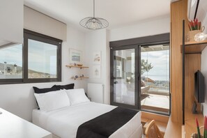 1 slaapkamer, een strijkplank/strijkijzer, gratis wifi, beddengoed