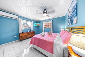 4 bedrooms, in-room safe, iron/ironing board, free WiFi