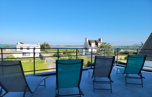 Villa L ESTRAN new sea view 10P 400 m from the sea in PLOUNEOUR BRIGNOGAN PLAGES
