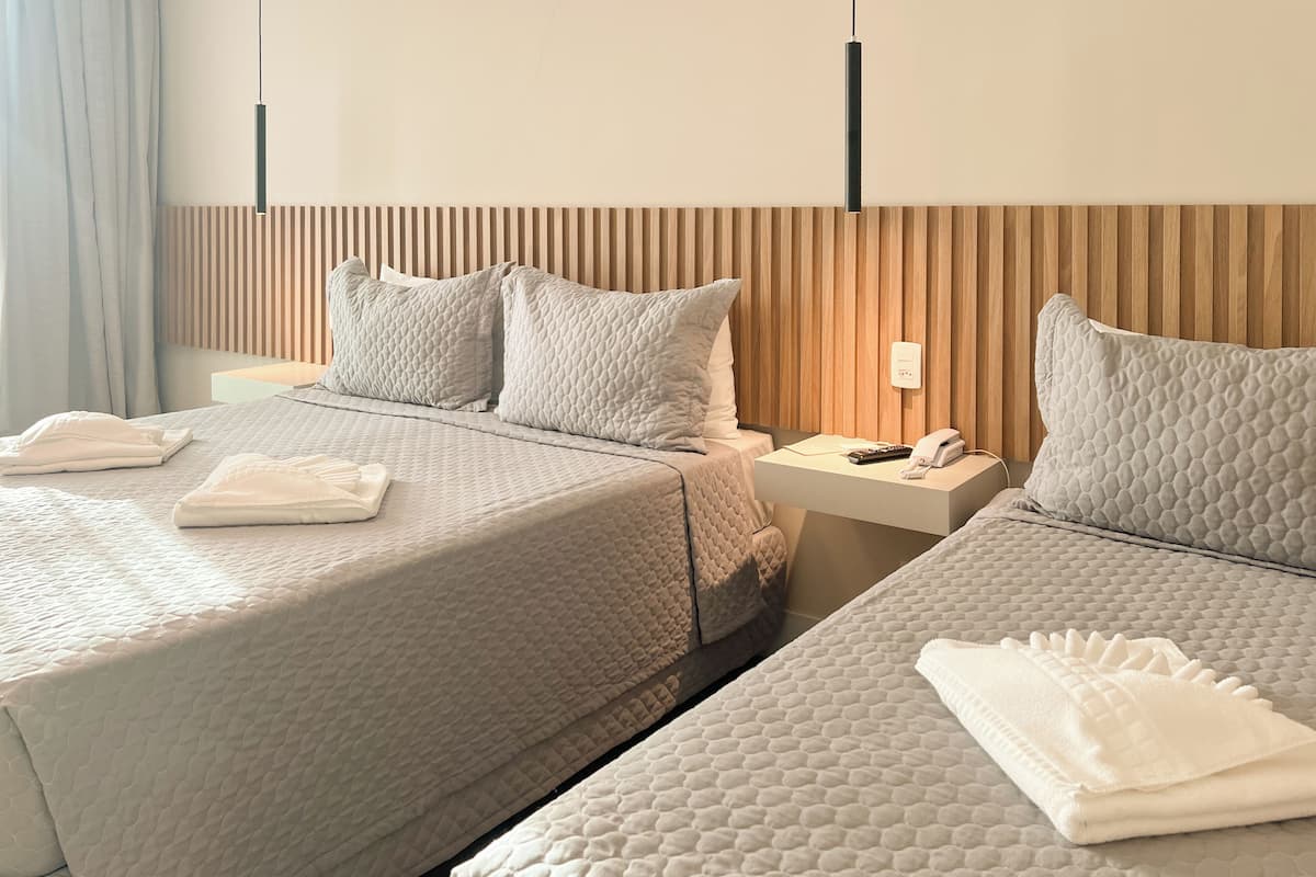 1 habitación, ropa de cama de alta calidad y colchones con pillow-top