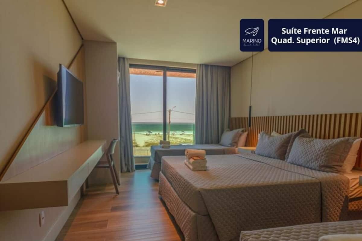 Ropa de cama de alta calidad, colchones con pillow-top y minibar