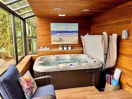 Bañera de hidromasaje privada