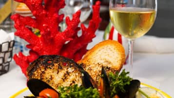 Almoço e jantar, culinária italiana