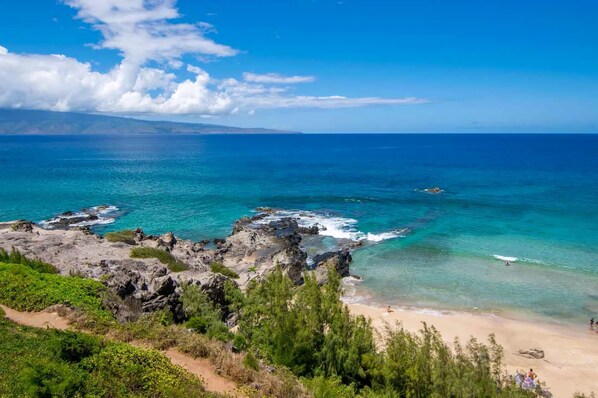 On the beach - Kapalua Bay Villa 36B3 Oceanfront 1 Bedroom (Lahaina)
