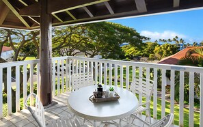 Outdoor dining - Kiahuna Plantation Resort 249 Partial Ocean 1 BD (Koloa)