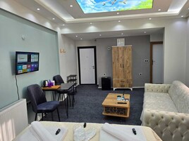 Suíte superluxo | Área de estar