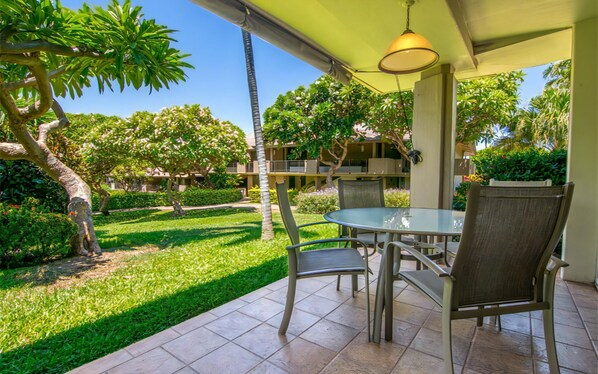 Outdoor dining - Kaanapali Maui Eldorado Garden View 2 Bedroom (Lahaina)