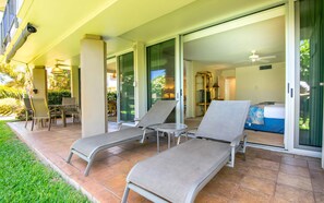 Terrace/patio - Kaanapali Maui Eldorado Garden View 2 Bedroom (Lahaina)