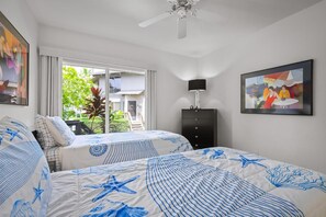 2 bedrooms, in-room safe, iron/ironing board, WiFi