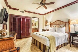 2 bedrooms, in-room safe, iron/ironing board, WiFi