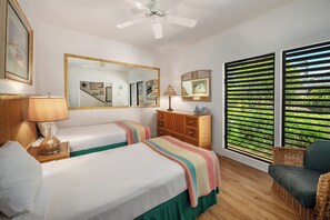 2 bedrooms, in-room safe, iron/ironing board, WiFi