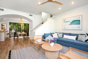 Condo (3 Bedrooms) | Living room | TV - Napili Bay NPG-C11 by KBM (Napili-Honokowai)