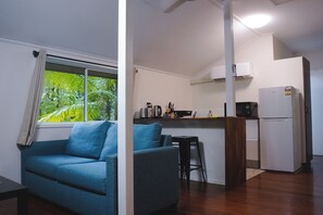 Cabane Familiale, vue jardin