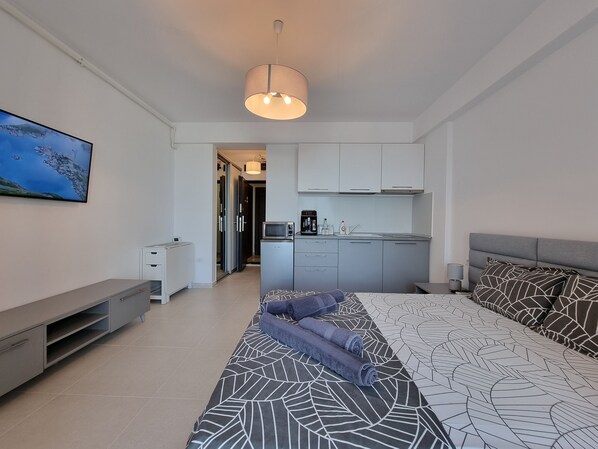 1 sovrum, strykjärn/strykbräda, wi-fi och sängkläder